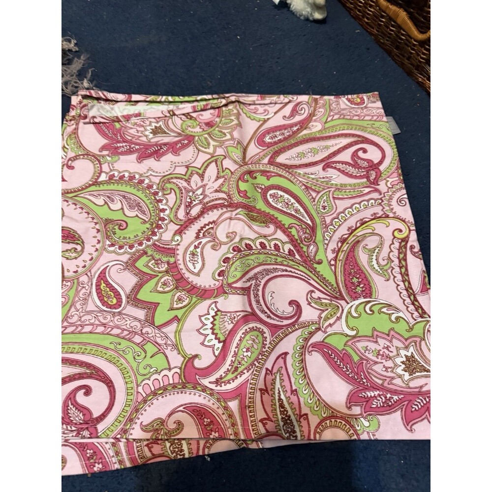 Ridgefield Home Paisley Placemats Cotton Set of 6 17x17